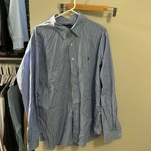 Striped Polo button down